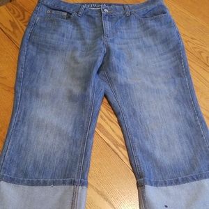 Womens,  Size 16R, MERONA CROP JEANS